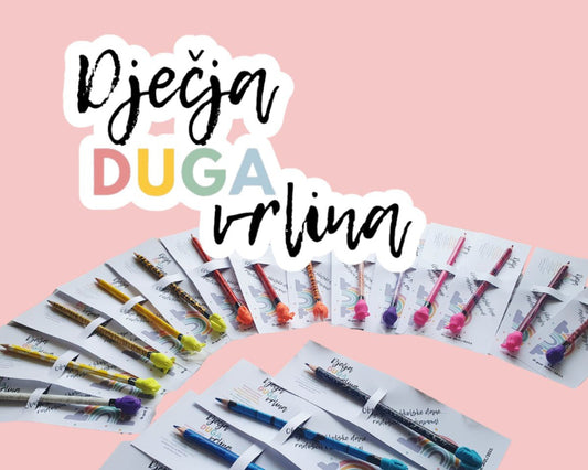 Dječja duga vrlina – kartice za olovke